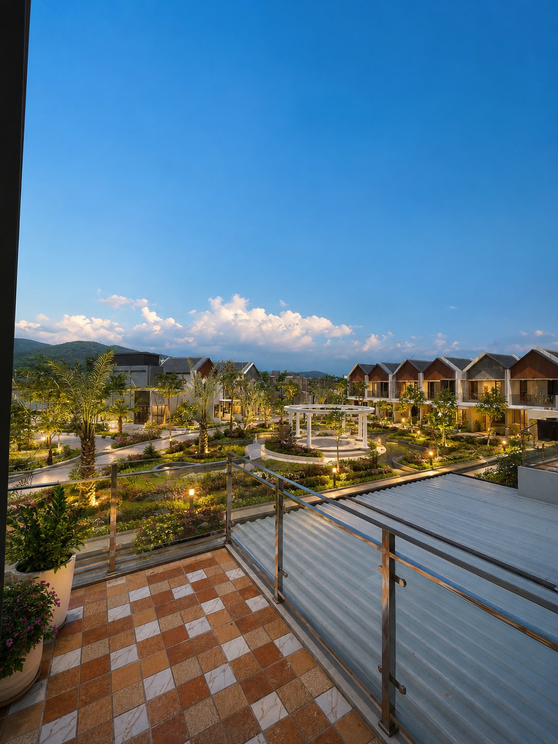 Panorama kawasan Cluster Griya Padma
